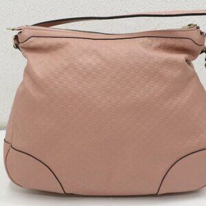 Gucci Microguccissima Pink Large Bree Hobo Shoulder Bag